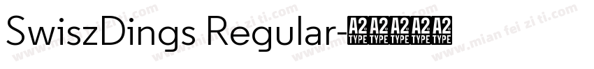 SwiszDings Regular字体转换